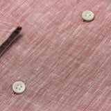 carpasus sustainable organic linen shirt verzasca uni rust. Nachhaltiges Carpasus Hemd Verzasca Uni Rost aus Bio Leinen 