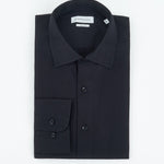 carpasus sustainable organic cotton dress shirt black. Nachhaltiges Carpasus Businesshemd aus Bio Baumwolle in Schwarz