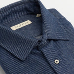 carpasus sustainable organic cotton flanell shirt betual navy. Nachhaltiges Carpasus Flanell Hemd Betual Navy aus Bio Baumwolle 