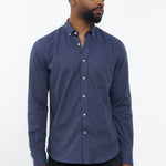 carpasus sustainable organic cotton flanell shirt populus navy. Nachhaltiges Carpasus Flanell Hemd Populus Navy aus Bio Baumwolle 