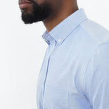 carpasus sustainable organic cotton oxford shirt blue. Nachhaltiges Carpasus Oxford Hemd aus Bio Baumwolle in Blau