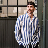 Linen Shirt Maggia Navy