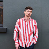 Linen Shirt Maggia Red