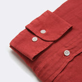 Leinenhemd Nuve Rot