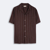 Leinenhemd Milano Burgundy