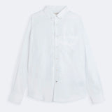 Flannel Shirt Populus White