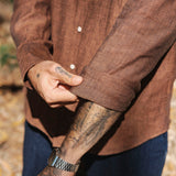 Linen Shirt Verzasca Bronze