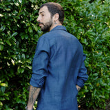 Linen Shirt Verzasca Saphir