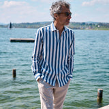 Linen Shirt Maggia Navy