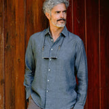 Linen Shirt Verzasca Azur