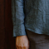 Linen Shirt Verzasca Azur