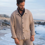 Overshirt Linen Ilha Desert