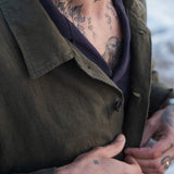 Overshirt Linen Ilha Moss