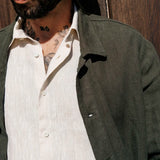 Overshirt Linen Ilha Moss