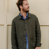 Overshirt Linen Ilha Moss