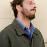 Overshirt Linen Ilha Moss