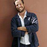Overshirt Linen Ilha Navy