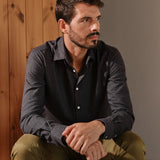 Flanellhemd Castanio Slate