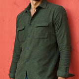 Flannel Shirt Pinho Moss