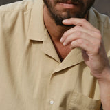 Kurzarmhemd Prado Ocker
