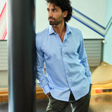 Business Hemd Porto Blau