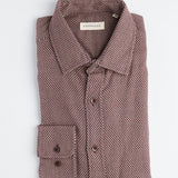 carpasus sustainable organic cotton shirt lynx bordeaux. Nachhaltiges Carpasus Hemd Lynx aus Bio Baumwolle in Bordeaux