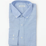 carpasus sustainable organic cotton oxford shirt blue. Nachhaltiges Carpasus Oxford Hemd aus Bio Baumwolle in Blau