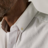 carpasus sustainable organic cotton oxford shirt white. Nachhaltiges Carpasus Oxford Hemd aus Bio Baumwolle in Weiss