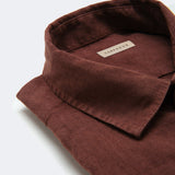 Linen Shirt Nuve Brown