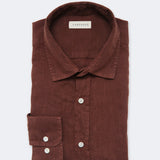 Linen Shirt Nuve Brown
